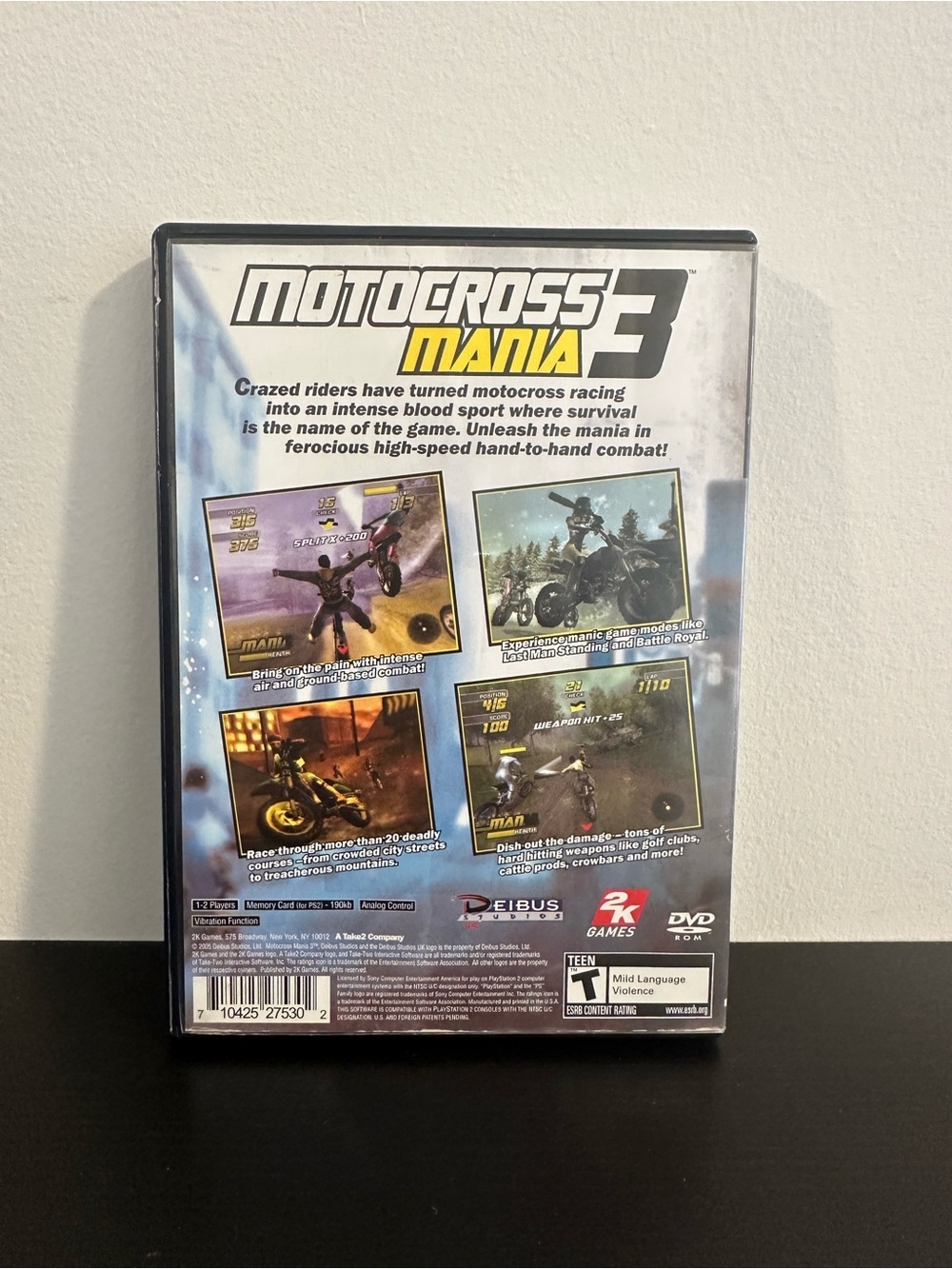 Motocross Mania 3 PS2 Complete CIB Tested Working - Picture 2 of 4